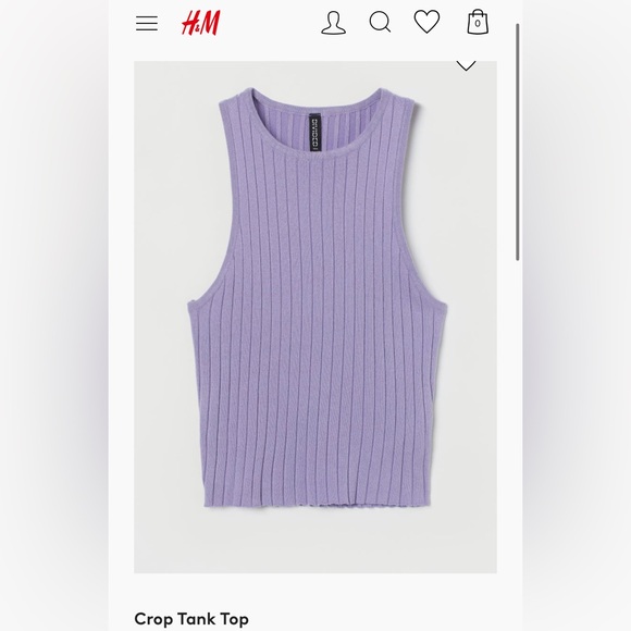 H&M DIVIDED Pringle tank top - Picture 3 of 3